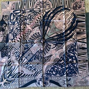 Women 100% silk scarf 90 cm Kawa Ora